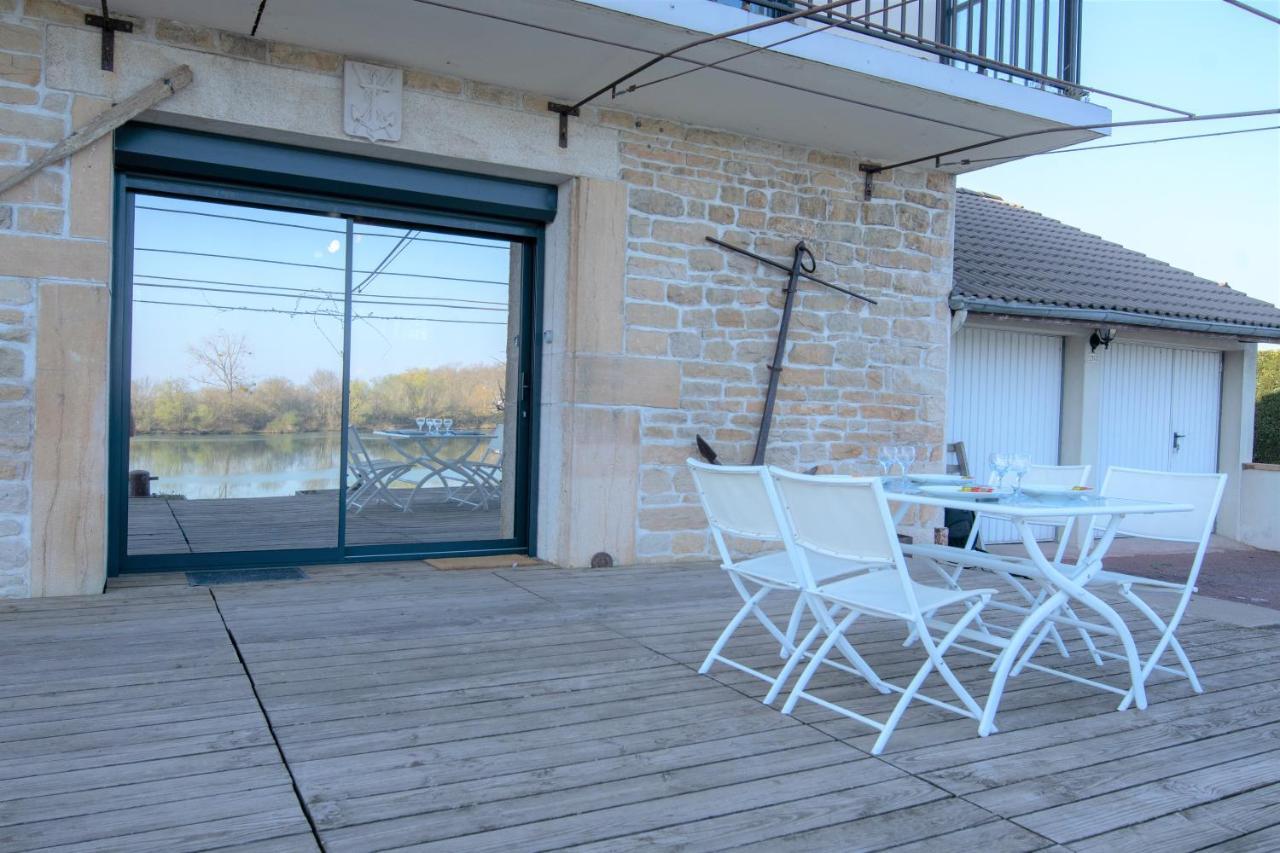 Cabana & Voie Bleue - Bord De Saone Saint-Martin-Belle-Roche المظهر الخارجي الصورة